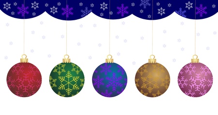 Christmas bauble collection  Vector のイラスト素材