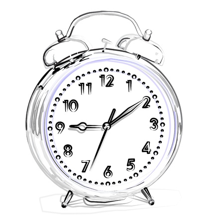 alarm clockのイラスト素材
