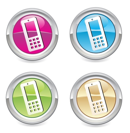 mobile iconのイラスト素材