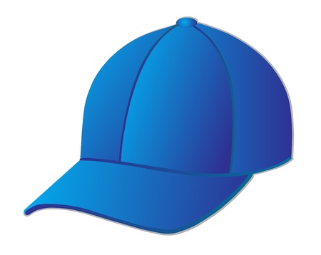 blue capのイラスト素材