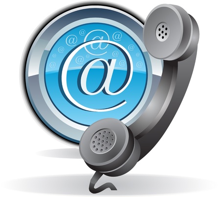 contact us iconのイラスト素材