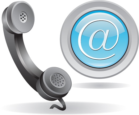 contact us iconのイラスト素材