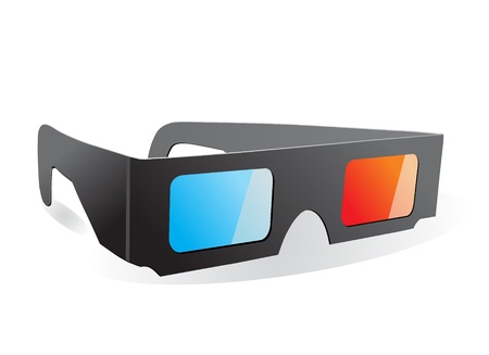 Vector 3D Glasses Icon のイラスト素材