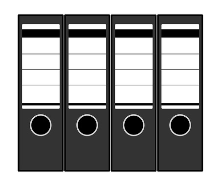 folders for documentsのイラスト素材
