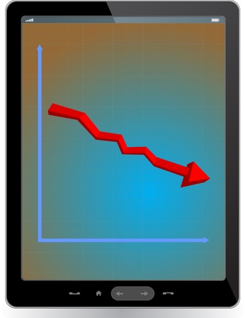 Tablet computerのイラスト素材