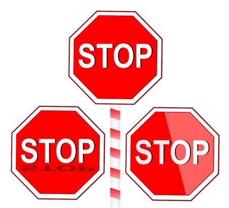 Stop Sign Vector のイラスト素材
