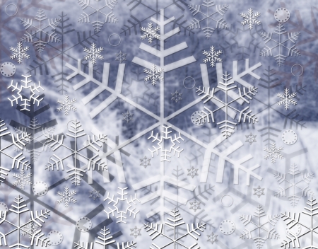 Seamless snowflakes background for winter and christmas theme                    の写真素材