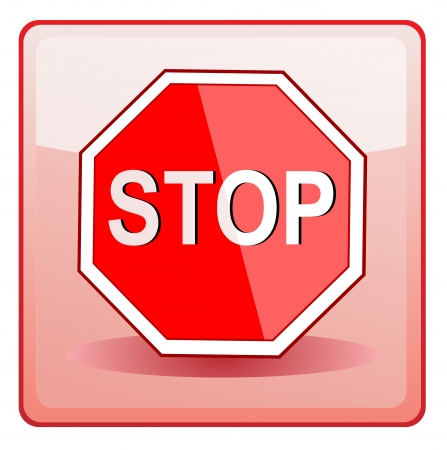 Stop Sign iconのイラスト素材