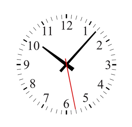 illustration of a clock のイラスト素材