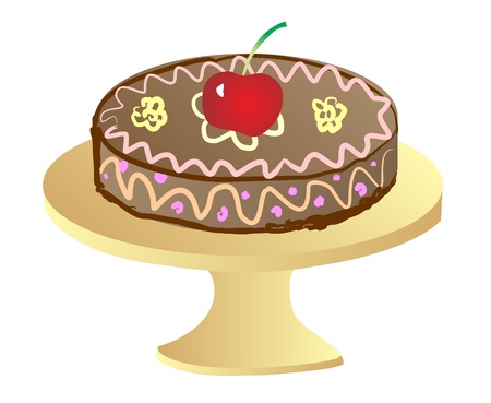 icing on the cakeのイラスト素材