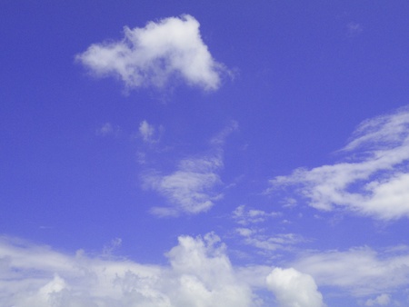 Blue sky              の写真素材