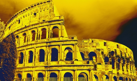                              Colosseum  Rome, Italy    の写真素材