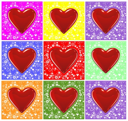 hearts の写真素材