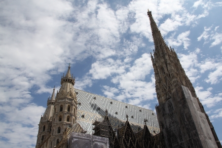 St  Stephan cathedral in Vienna, Austria の写真素材
