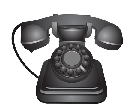 Old telephoneのイラスト素材