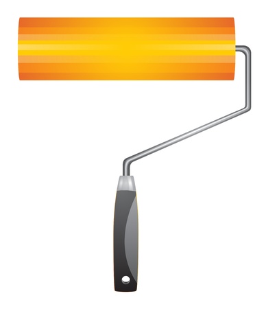 paint rollers のイラスト素材