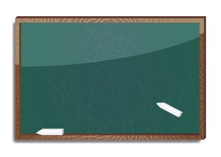 old blank blackboard のイラスト素材