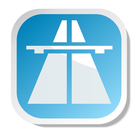 highway sign vector eps 10のイラスト素材