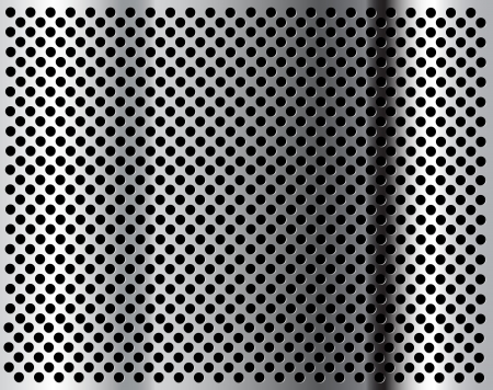 Metal background with holes eps10のイラスト素材