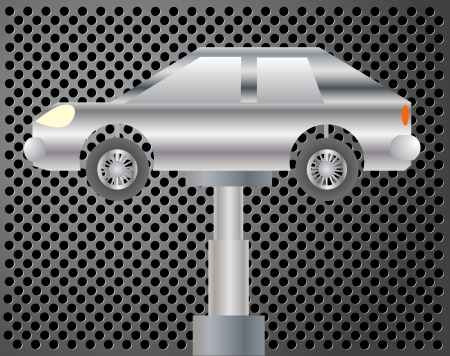 Auto repair shop background Vector illustration  eps 10のイラスト素材