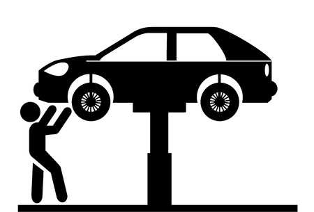 Auto service のイラスト素材