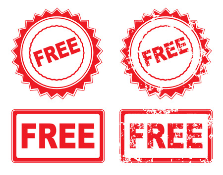 Free rubber stamp illustration grunge のイラスト素材