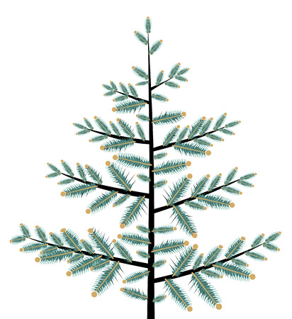 Christmas tree のイラスト素材