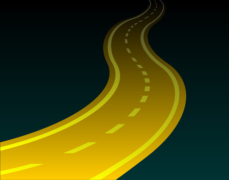winding road vector eps 10のイラスト素材