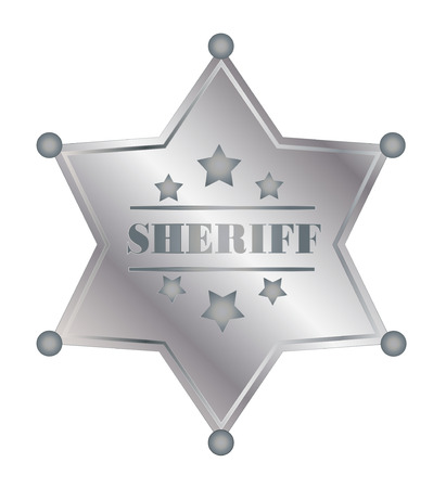 sheriff badgesのイラスト素材