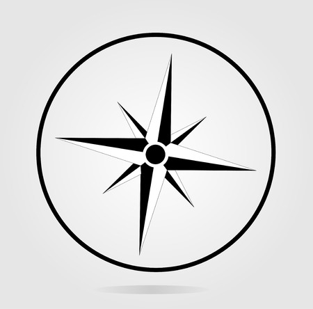 Compass iconのイラスト素材