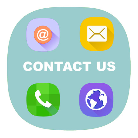 Mobile, email, messages, and internet icon vector eps 10のイラスト素材