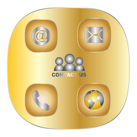 Mobile, email, messages, and internet icon vector eps 10のイラスト素材