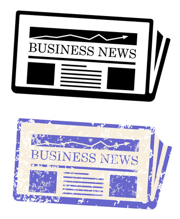 Business newsのイラスト素材