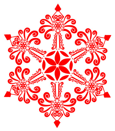 Star snowflakeのイラスト素材