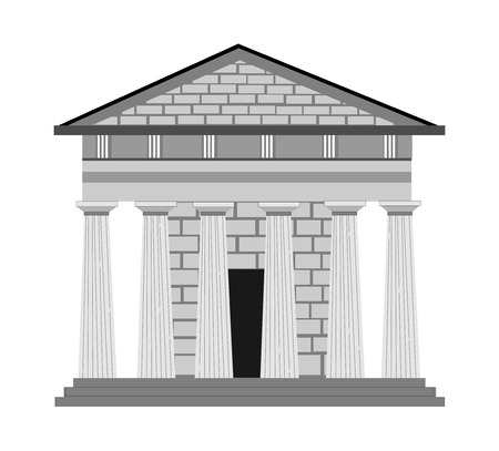 Greek style in architectureのイラスト素材