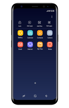 Modern mobile phoneのイラスト素材