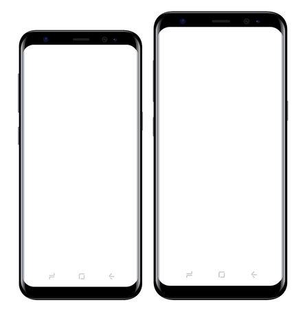 Modern mobile phoneのイラスト素材