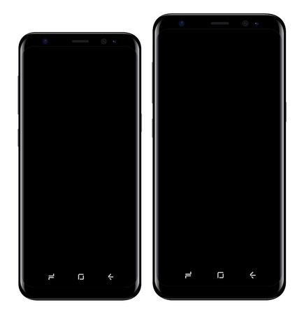 Modern mobile phoneのイラスト素材