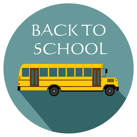back to school flat design icon vector eps 10