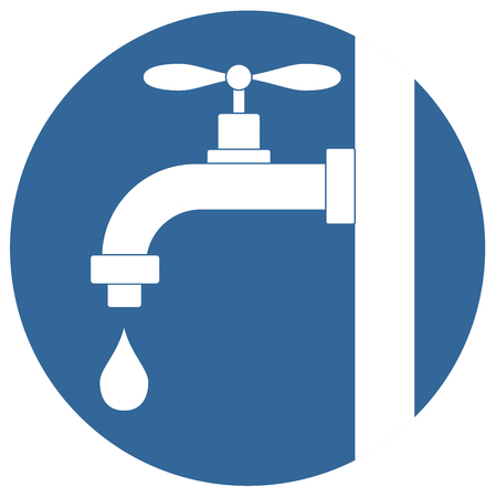 Simple illustration of water tap vector icon for web vector eps 10のイラスト素材