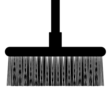 Sweeping broom vector eps 10のイラスト素材