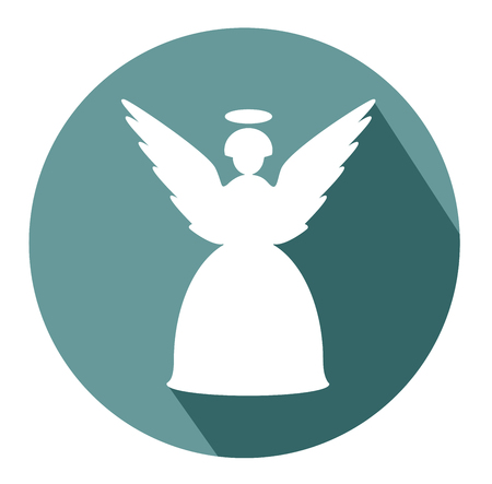 Christmas angel icon vector eps 10のイラスト素材