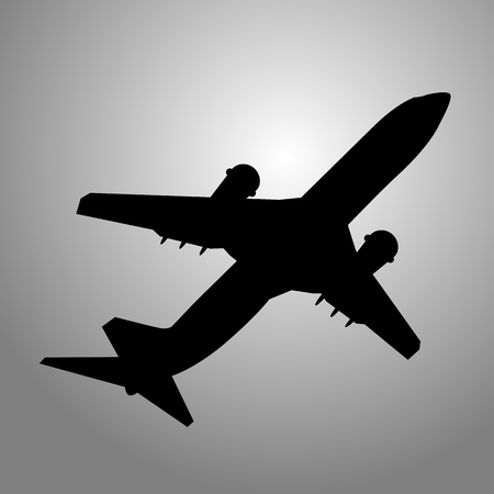 Plane icon vector simple symbol for app vector eps 10のイラスト素材