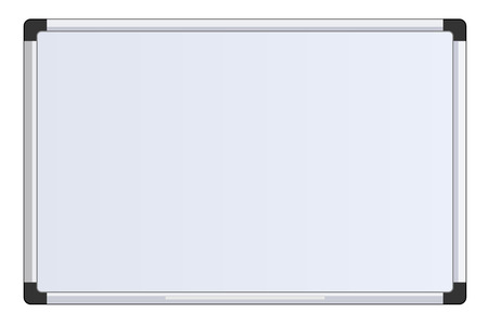 Business presentation office white board isolated mockupのイラスト素材
