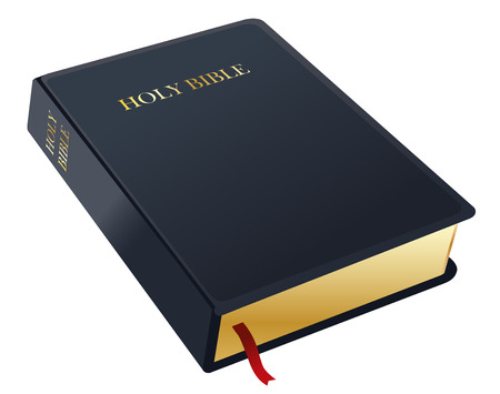 Holy Bible on white background vector eps 10のイラスト素材