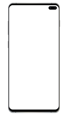 New High Detailed Realistic Smartphone Isolated on white Background vector eps 10のイラスト素材