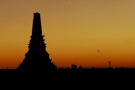 sunset in istanbul