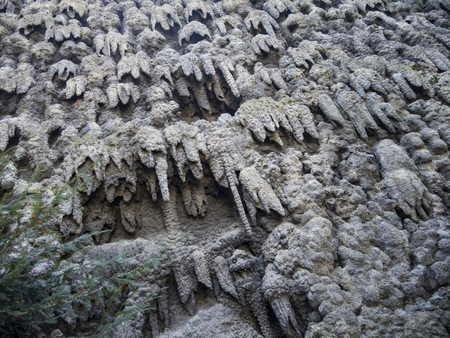 Dripstone Wall in Wallenstein Palace (Valdstejnska Zahrada).Wallenstein Palace is a 17th century baroque style palace, currently the home of the Czech Senateのeditorial素材