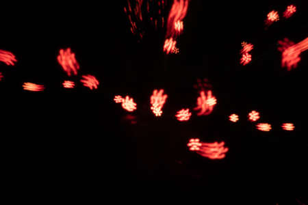 defocused background with colored lights