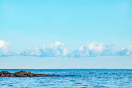 The beach of city of Pescara, Abruzzo, Italy